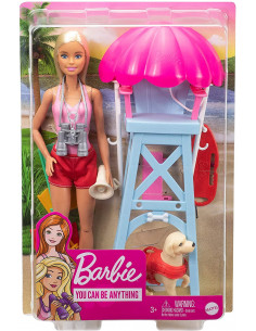 Barbie Papusa Cariere Set Sport Salvamar