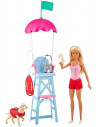 Barbie Papusa Cariere Set Sport Salvamar,MTGLM53_GTX69