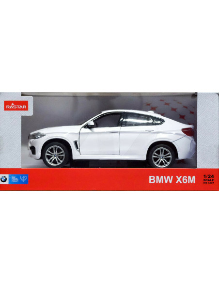 Masinuta Metalica Bmw X6m Alb Scara 1 La 24,Ras56600_Alb