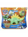 Patrula Catelusilor Set Figurina Catelus Rocky Si Dinozaur