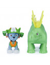 Patrula Catelusilor Set Figurina Catelus Rocky Si Dinozaur