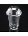 Set Pahare frappe PET cu capac, 300 ml, 100