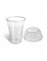 Set Pahare frappe PET cu capac, 300 ml, 100