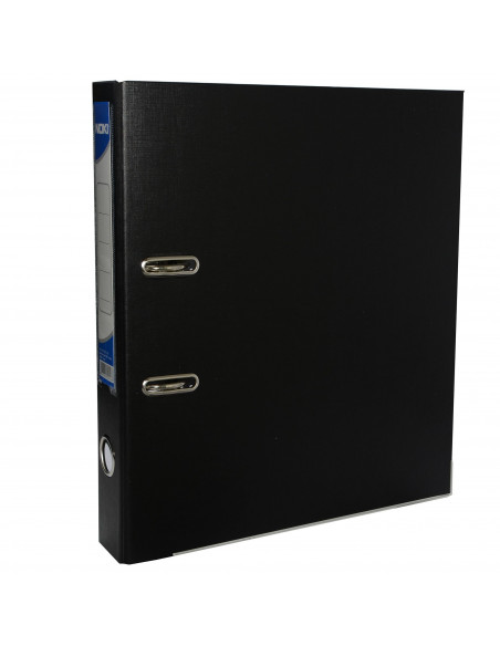 Biblioraft Noki Plastifiat, 7.5 cm, Negru 25