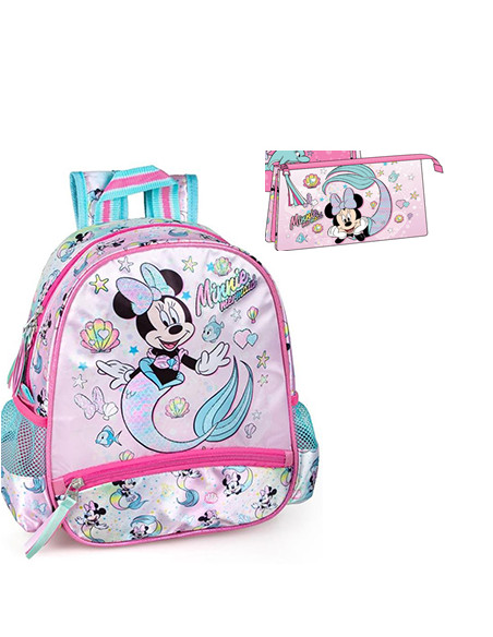 Set gradinita Minnie - Ghiozdan, penar etui,SET-2169+2219