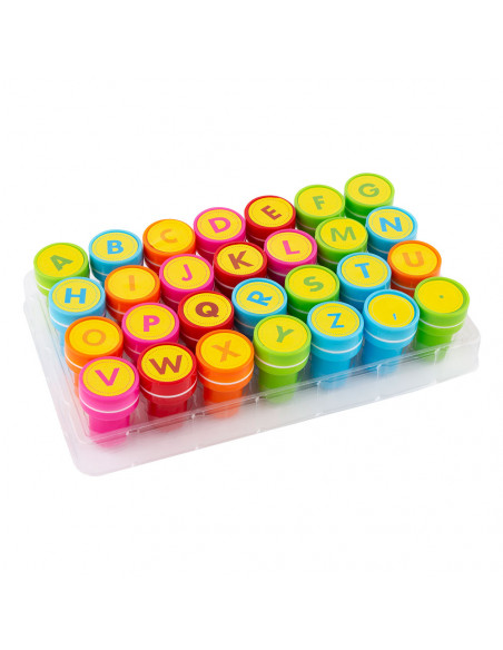 Set 28 stampile decorative S'Cool cu litere,SC009559
