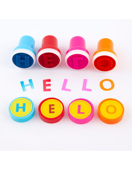 Set 28 stampile decorative S'Cool cu litere,SC009559