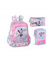 Set scoala Minnie 2 - Ghiozdan, penar echipat, penar etui Set scoala Minnie 2 - Ghiozdan, penar echipat, penar etui