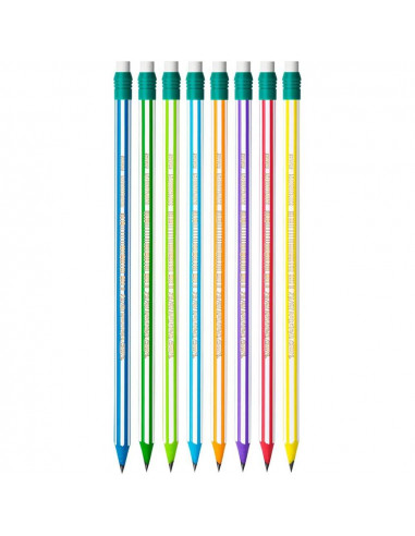 Set Creioane Grafit BIC Eco Evolution Stripes 646, 12