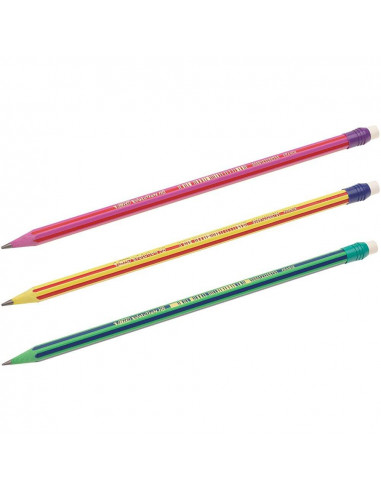 Set Creioane Grafit BIC Eco Evolution Stripes 646, 12