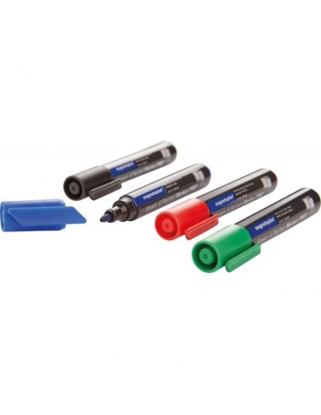 SET MARKERE WHITEBOARD / FLIPCHART MAGNETOPLAN, 4 CULORI /