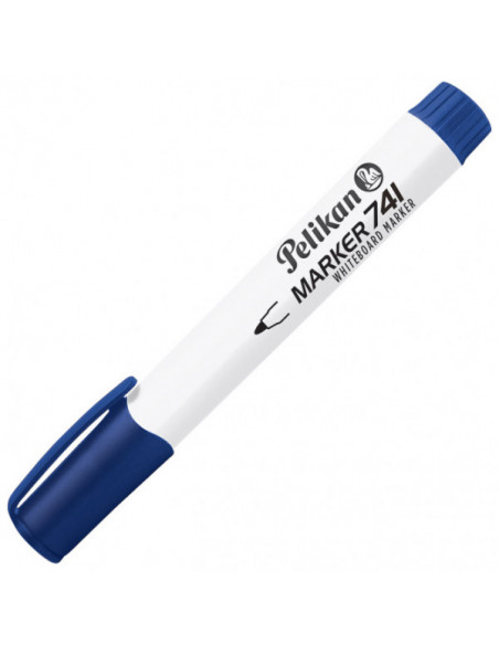 817981,Markere Pelikan Whiteboard 741 Albastru