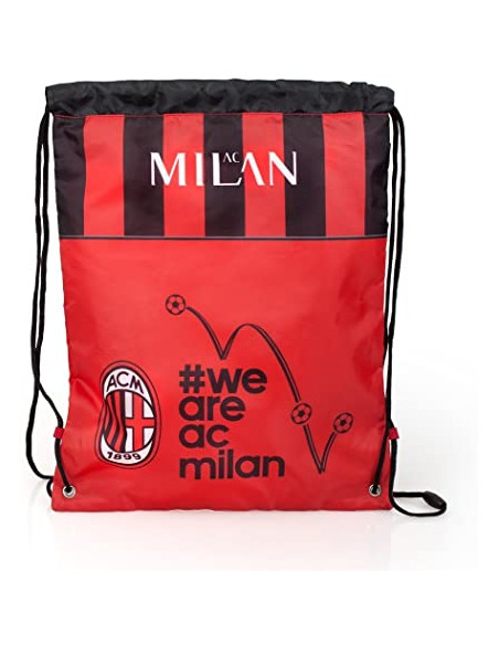 Set scoala AC Milan - Ghiozdan scoala, Sac incaltaminte