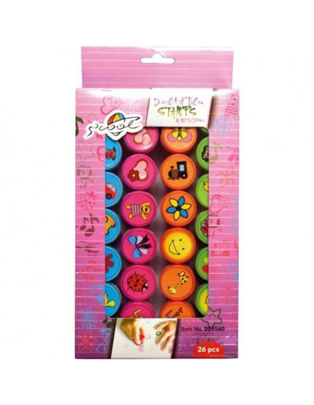 Set 26 stampile decorative S'Cool emoticons,SC009560