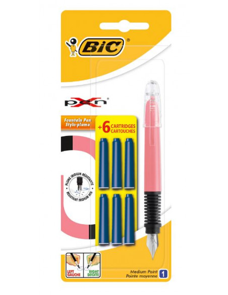 Stilou BIC XPen Standard + 6 Cartuse, 1 buc/blister