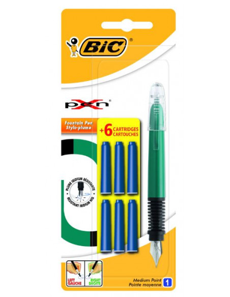 Stilou BIC XPen Standard + 6 Cartuse, 1 buc/blister