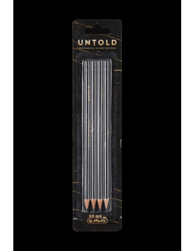 9488080,Creion grafit HB motiv UNTOLD, 4buc/Blister