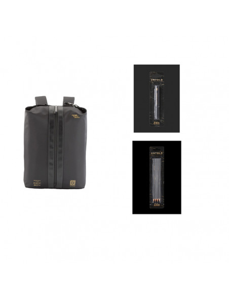 SET-4231+4286+4279,Set Scoala Herlitz motiv The Magic of Untold - Rucsac Bagz Mini Lady, Pix cu Capac Magnetic si 4 Creioane Gra