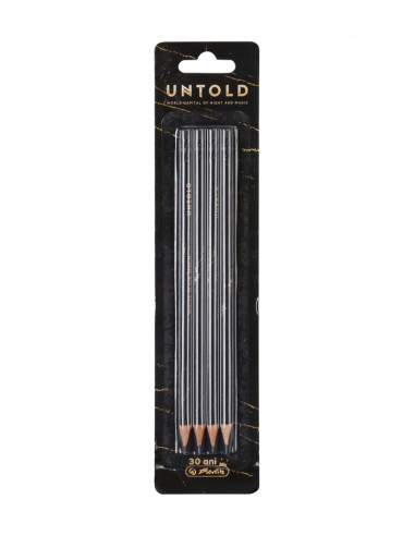 9488080,Creion grafit HB motiv UNTOLD, 4buc/Blister