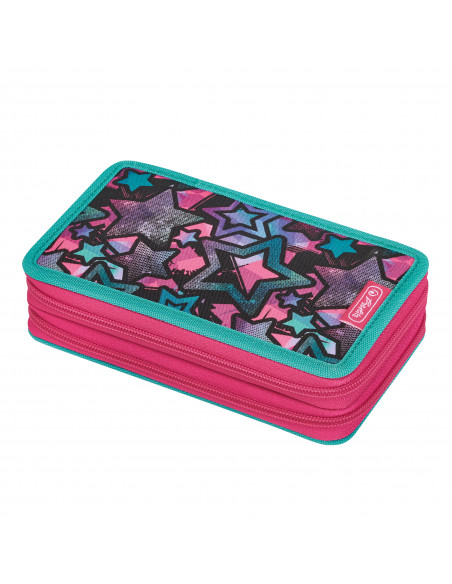 50032914,Penar echipat 23 piese, doua compartimente, motiv Stars, Herlitz
