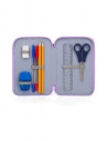 Penar echipat Frozen cu fermoar, 3 compartimente,54124