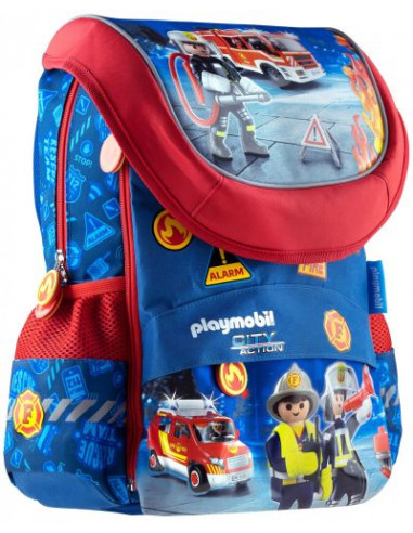 Set scoala Playmobil Pompieri - Ghiozdan scoala, Penar