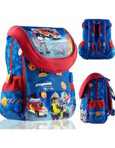 Set scoala Playmobil Pompieri - Ghiozdan scoala, Penar