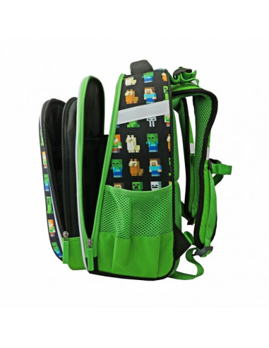 Set scoala Minecraft 1 - Ghiozdan scoala, Penar etui si Sac