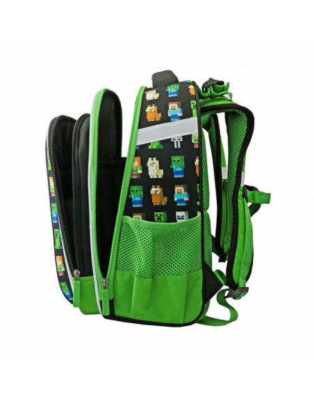 Set scoala Minecraft 1 - Ghiozdan scoala, Penar etui si Sac