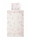 Set lenjerie pat 4 piese, bumbac ranforce, Pink Ballerina