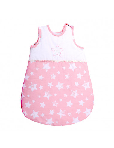 Sac de dormit de vara (0-6 luni), Pink Stars,20060120005