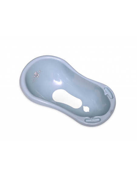 Cada de baie 84 cm cu dop cu covor antiderapant, Bear Dark