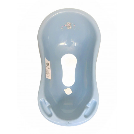 Cada de baie 84 cm cu dop cu covor antiderapant, Bear Dark