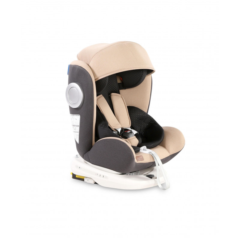 Scaun auto LUSSO SPS Isofix, Beige&Black,10071112017