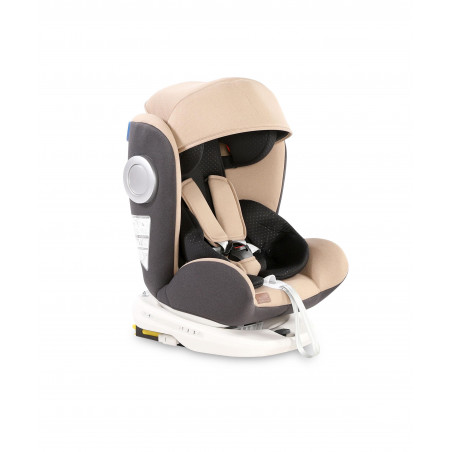 Scaun auto LUSSO SPS Isofix, Beige&Black,10071112017