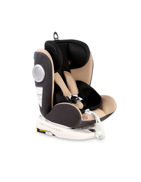 Scaun auto LUSSO SPS Isofix, Beige&Black,10071112017