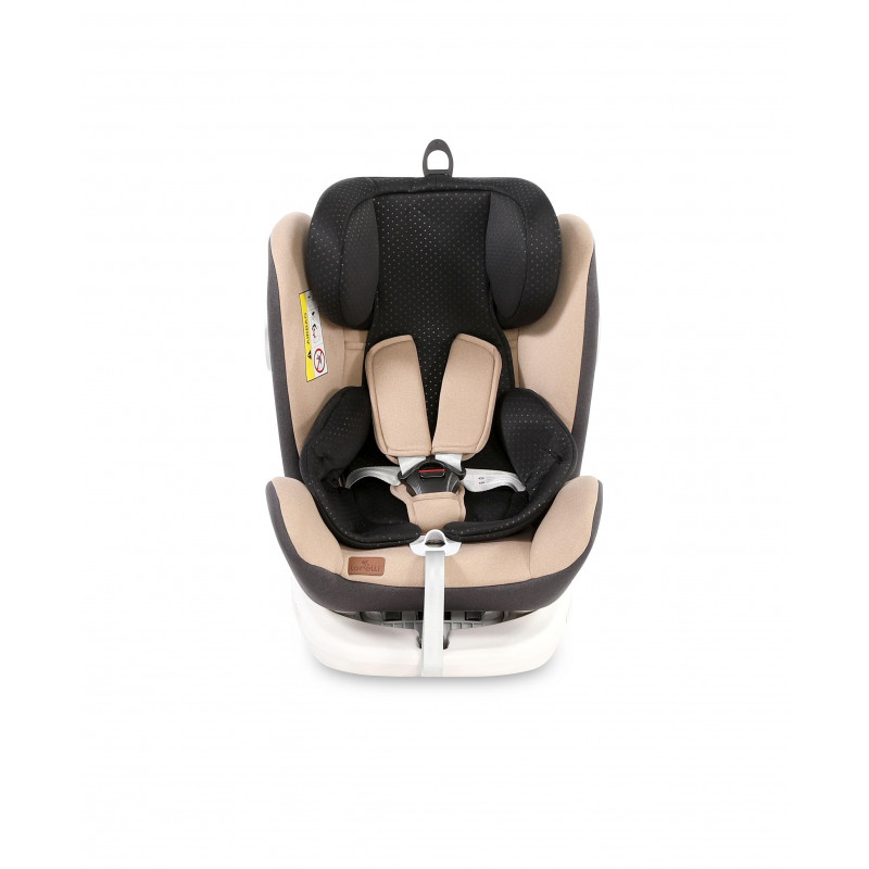 Scaun auto LUSSO SPS Isofix, Beige&Black,10071112017