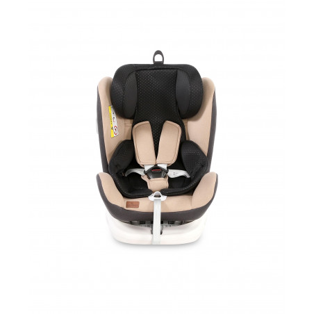Scaun auto LUSSO SPS Isofix, Beige&Black,10071112017