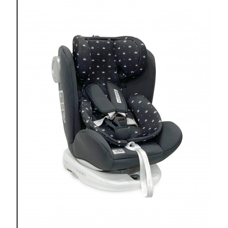 Scaun auto LUSSO SPS Isofix, Black Crowns,10071112105