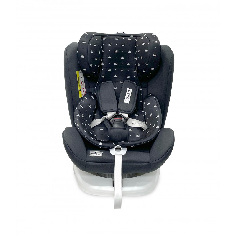 Scaun auto LUSSO SPS Isofix, Black Crowns,10071112105