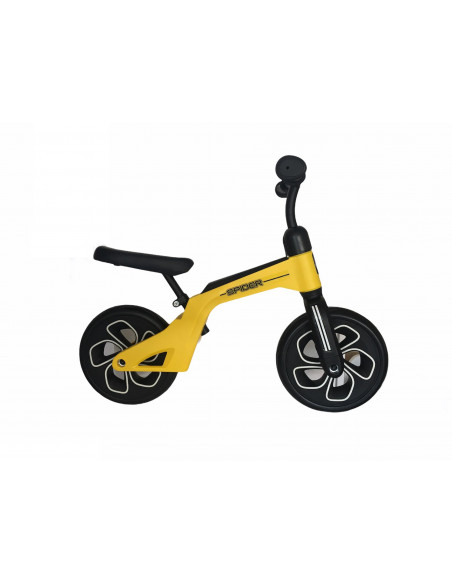 Bicicleta fara pedale SPIDER, Yellow,10050450010 Bicicleta fara pedale SPIDER, Yellow,10050450010