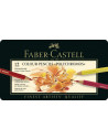 FC110012,Creioane Colorate Faber-Castell Polychromos, 12 Culori, Cutie Metal