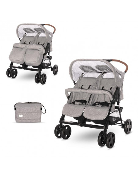 CARUCIOR PENTRU GEMENI TWIN, Steel Grey,10020072184
