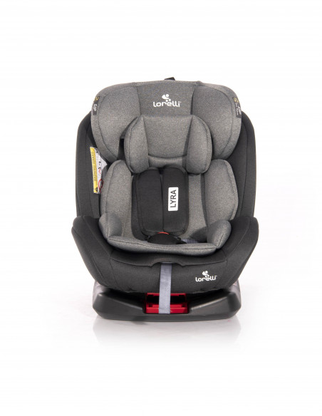 Scaun auto Lyra Isofix, rotativ 360 grade, 0-36 kg, Black &