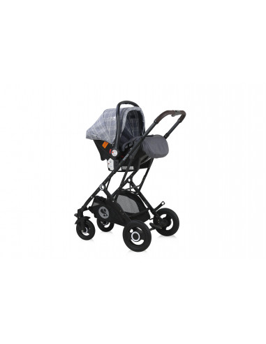 Carucior Set Sena, cos auto inclus, cadru aluminiu, pliere