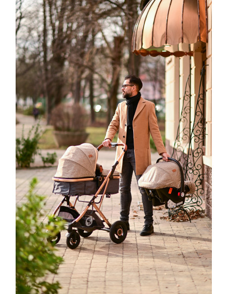 Carucior Set Sena, cos auto inclus, cadru aluminiu, pliere