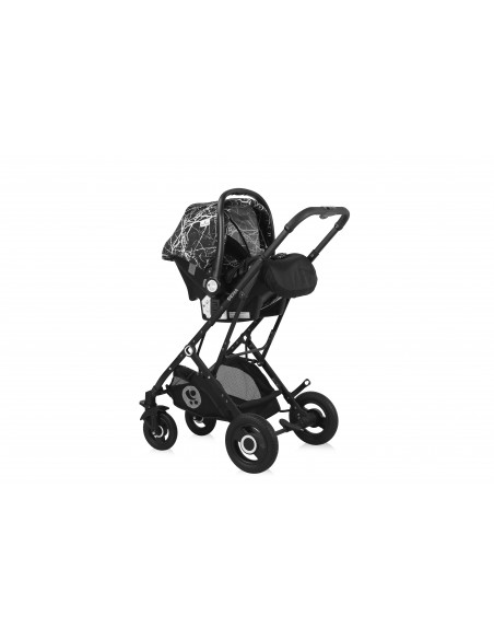 Carucior Set Sena, cos auto inclus, cadru aluminiu, pliere