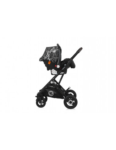 Carucior Set Sena, cos auto inclus, cadru aluminiu, pliere