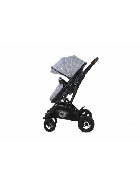Carucior Sena, cadru din aluminiu, Grey Squared,10021602100