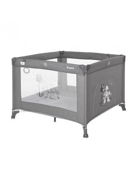 Tarc de joaca Happy Game Zone, Grey Rabbits,10080532139